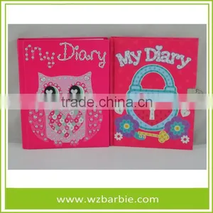 Customer Hardcover Dary Paper Notebook With Lock thumbnail-2