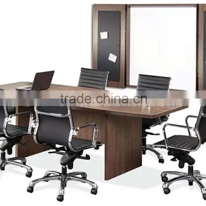 Modern Wood Meeting Table With Power Socket(SZ-MT038-1) thumbnail-1