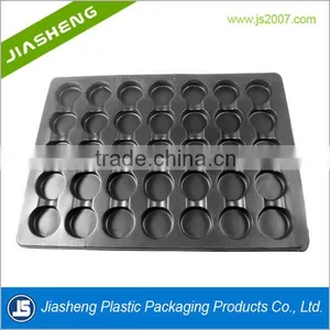Black ESD Plastic Blister Packaging Divided Tray for Electronic Component thumbnail-1