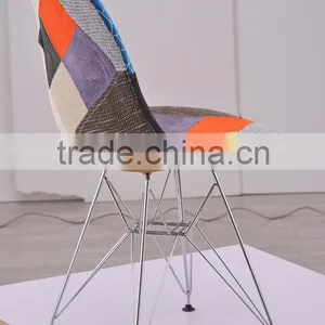 Fashional Living Room Emes Patchwork PP Frame DSR Eiffel Chair thumbnail-3