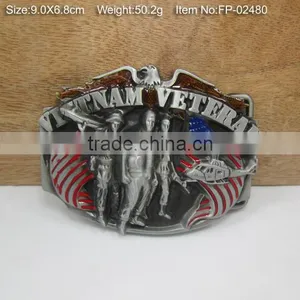 High Quality Buckles Belts Wholesale Bucklerhine Stone Skull Belt Buckle thumbnail-6