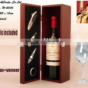 Rose Wood Wine Bottle Boxes thumbnail-1