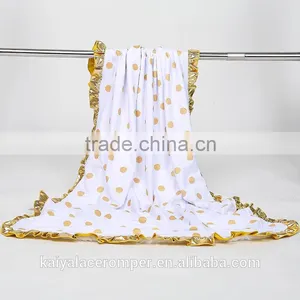 2016 Wholesales Polk A Dot Blankets New Style Breathable Blankets Baby Blankets thumbnail-2