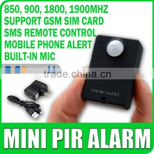 Mini MP Alert Wireless Motion Detection GSM Monitor Infrared Sensor PIR Alarm thumbnail-1