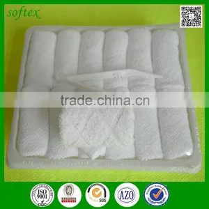 Wholesale China Factory Disposable Airplane Terry 10x10 Cotton Terry Flight Hot Towel thumbnail-1