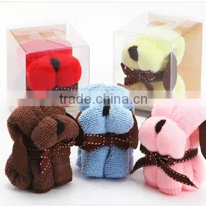 2016 Gifts Cute Fold Animail Washcloth Hand Wedding Favors Towel thumbnail-3
