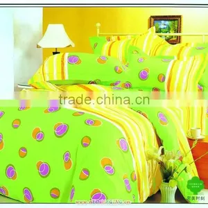 Yellow Circle Kids Twin Size Bedding Sheet Comforter Set thumbnail-1