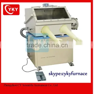 Stainless Steel Glove Box (31"x26"x28") With Automatic Humidity Purification System for Li-ion Battery Assembling (H2O<10ppm) thumbnail-1