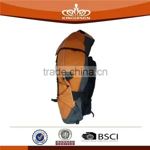 Orange Yellow Waterproof PU Hiking Backpack thumbnail-4