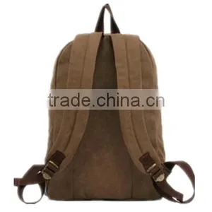 Strong Canvas Backpack With Two Color for Travel / School in China thumbnail-5