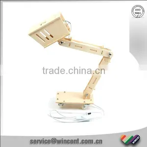 Drawing Handmade Wood Assembly Table Lamp thumbnail-1