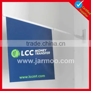 Wall Hanging Cheap Shop Advertising Pvc Mounted Flag thumbnail-1