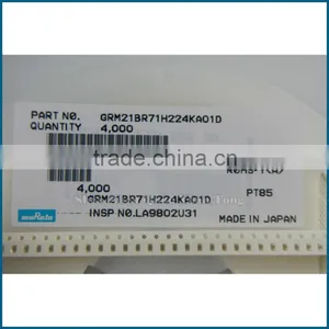 Capacitors GRM21BR71H224KA01D 0805 50V 0.22UF NEW thumbnail-1