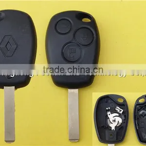Plastic Remote Key Shell Fit for 3B Renault Modus Master Twingo Key Blank Case Fob With Blade VA2and Logo thumbnail-1