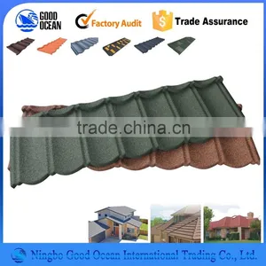 Heat-insulated Building Material Stone Coated Roof Tile thumbnail-1
