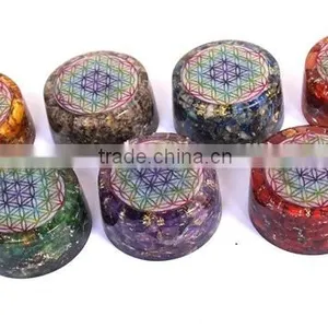 Wholesale Orgone Tower Buster Chakra Set : Flower Of Life thumbnail-1