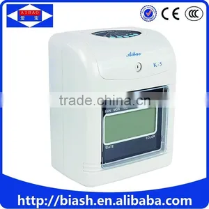 Punch Card Time Recording Attendance Machine thumbnail-1