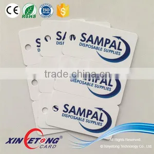 Printed Plastic 3 Up PVC Card Key Tag thumbnail-1