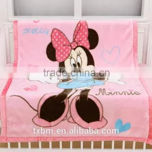 Cartoon 100% Polyester Coral Fleece Baby Blanket Baby Bedding Sets thumbnail-1