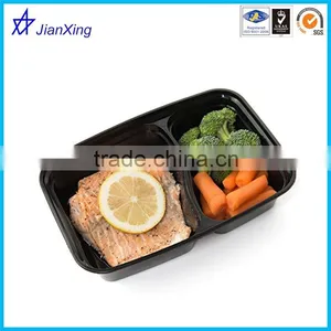 Microwaveable Disposable Plastic Bento Lunch Box With Compartments thumbnail-2