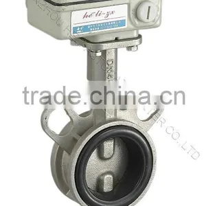 Electric Wafer WCB DN20 Butterfly Valve thumbnail-1