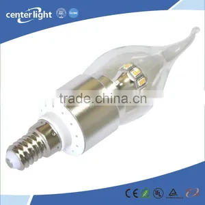4W AC100V-270V 80LM/W Led Candle Bulb thumbnail-2