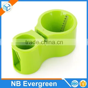 New Kitchen Accessories Cooking Tool Vegetable Slicer Spiral Cutter With Sharpener Spiral Twister Cutter 2 in 1 Slicer Sharpener thumbnail-1