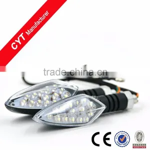 DC12V 3W 15SMD LED Waterproof Motorcycle Turn Signal Lights thumbnail-3