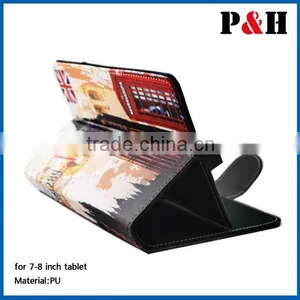 British Style Love Eiffel Tower Flower Leather Case With Stand Skin For Ipad 2 3 4 5 Mini 2 thumbnail-6