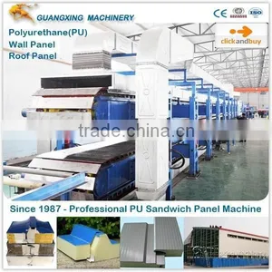 Polyurethane EPS Insulated Wall Sandwich Panel Making Machine thumbnail-2