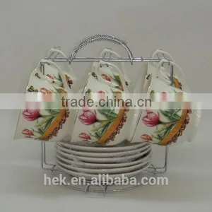 Personalized New Design Coffee Tea Mug ,porcelain Cup and Saucer thumbnail-3