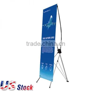 US Stock- Economy Aluminum Foot X Banner Stand (31.5"x71") thumbnail-1
