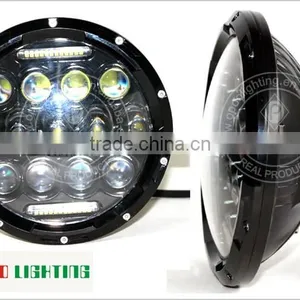 7'' 75W Jeep Led Headlight With Daytime Running thumbnail-3