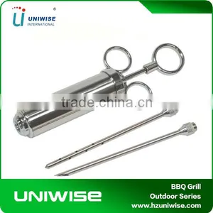 2 OZ Stainless Steel Metal Meat Injector thumbnail-1