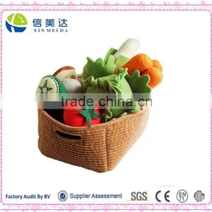 Encourages Role Play /kids Cooking Play Set Toys/plush Vegetables Set Toy thumbnail-1