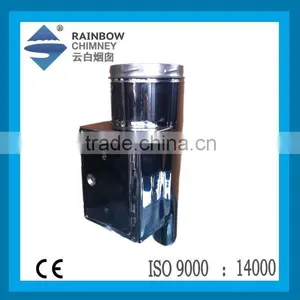 CE and Double Wall Stainless Steel Chimney Tee With Door thumbnail-1