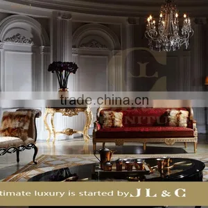 JS01-11 Living Room Hand Engraving Sectional Sofa JL&C Luxury Home Furniture New Sofa Designs thumbnail-1