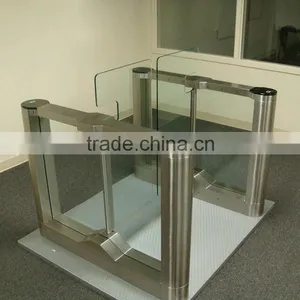 Speed Fast Gate With Glass Leaf Height up To1.8m thumbnail-1
