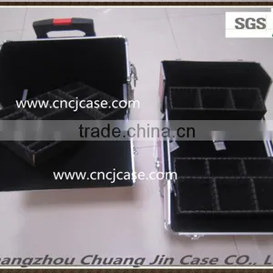 Aluminum Trolley Make up Case,aluminum Rolling Hairdressing Case,aluminum Trolley Cosmetic Case thumbnail-3