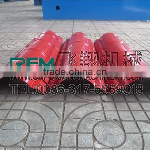 Pre-painted Steel Ridge Cap Roll Forming Machine thumbnail-6