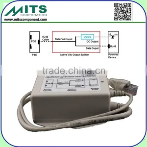 25W/12V, 2.1/5.5mm Gigabit PoE Splitter thumbnail-5