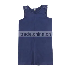 2016 Wholesale Baby Clothes Seersucker Clothing Boutique Boy Girl Onesie Cotton Bodysuit Baby Romper Set Baby Seersucker Romper thumbnail-3