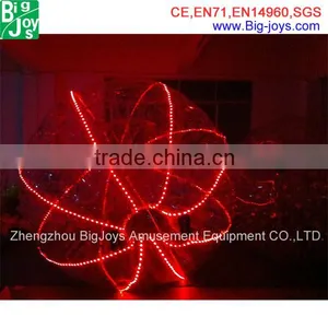 2016 Hot Sale Pvc Inflatable Shinning Zorb Ball thumbnail-4
