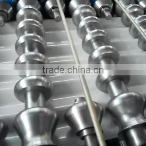Used Metal Roof Tile Panel Roll Forming Machine, Metal Aluminum Step Roofing Tile Machine For Sale thumbnail-2