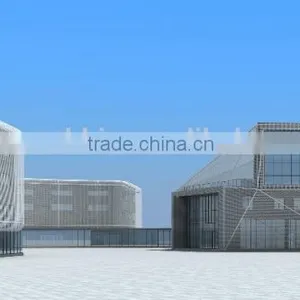 Architecture Facade With Textile Membrane and Fabric Structure Curtain Wall thumbnail-6