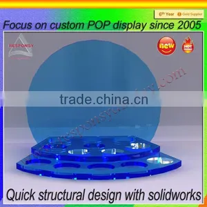 Acrylic Counter Essential Oil Display Rack in Cosmetcs Stores thumbnail-4