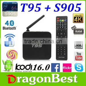 Android tv Box T95 T95M Quad Core 1gb/2gb+8gb ANDROID 5.1 S905 KODI 16.0 thumbnail-1