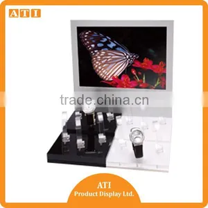 ATI High Quality All Kinds of Watch 3 Lines Acrylic Pocket Watch Display Stand thumbnail-2