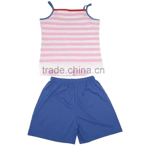 Kevince Ladies Jersey Short Printed Homewear Pyjamas Knitting Woman Nightwear Sleepwear MOQ 2000sets thumbnail-5