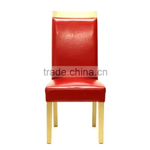 For Sale Wooden Arm Wholesale Beach Red Leather Chair thumbnail-1